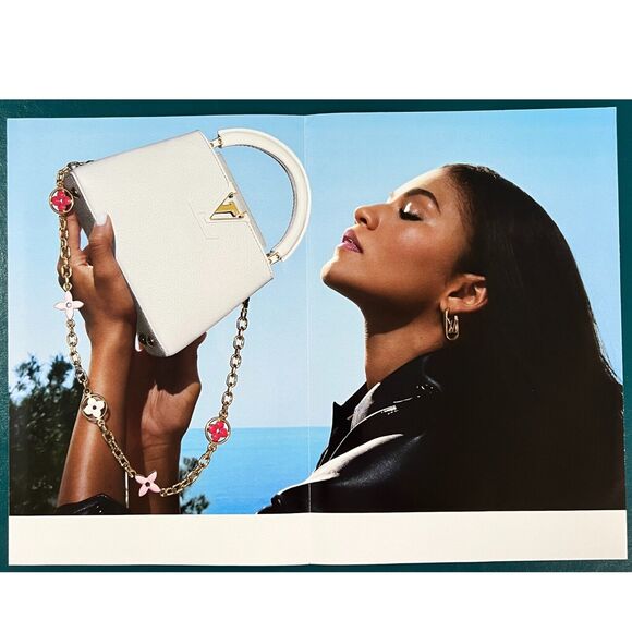 LOUIS VUITTON ZENDAYA Capucines Bag 4-Page Magazine PRINT AD Spring 2023 - Picture 5 of 5